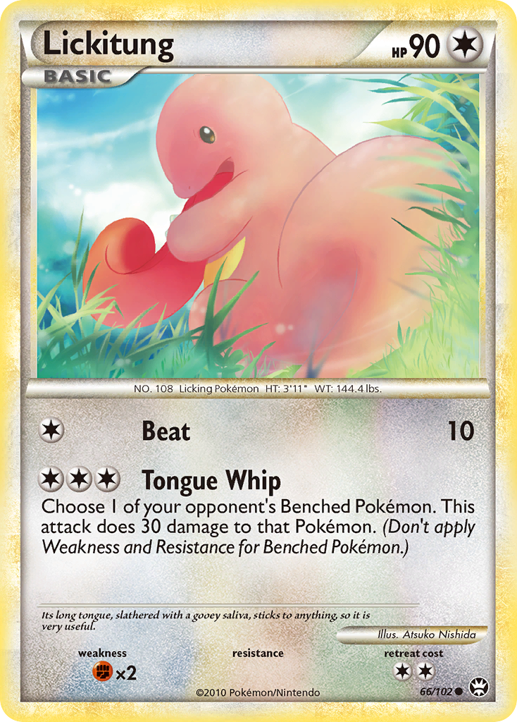 Lickitung (66/102) [HeartGold & SoulSilver: Triumphant] | Golgari Games