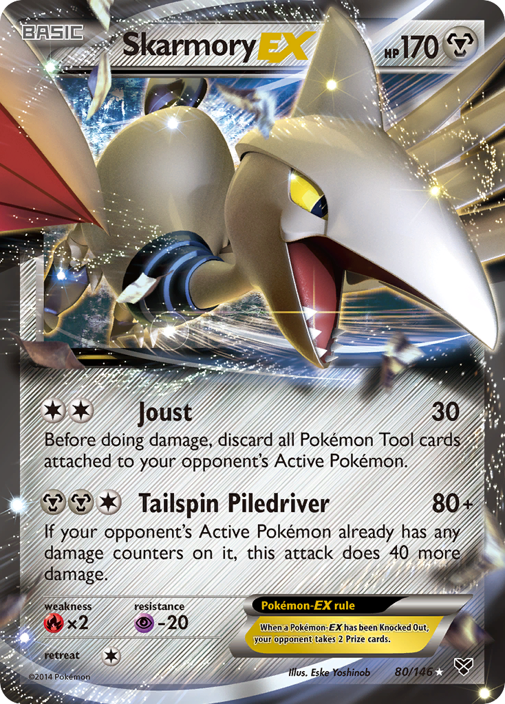 Skarmory EX (80/146) [XY: Base Set] | Golgari Games