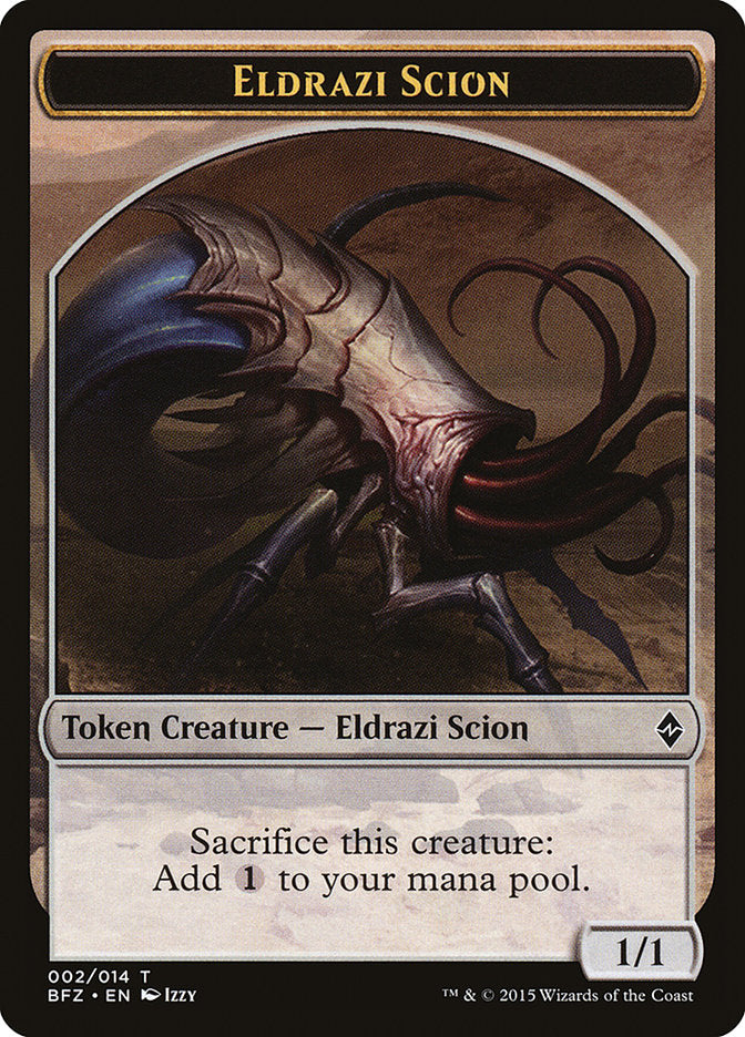 Eldrazi Scion Token (002/014) [Battle for Zendikar Tokens] | Golgari Games