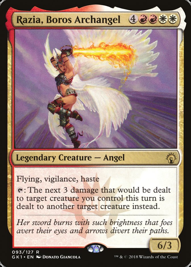 Razia, Boros Archangel [Guilds of Ravnica Guild Kit] | Golgari Games