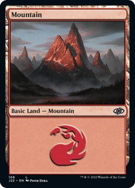 Mountain (108) [Jumpstart 2022] | Golgari Games