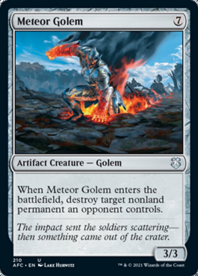 Meteor Golem [Dungeons & Dragons: Adventures in the Forgotten Realms Commander] | Local Legends