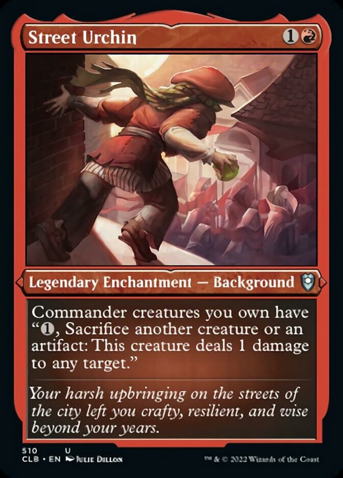 Street Urchin (Foil Etched) [Commander Legends: Battle for Baldur's Gate] | Local Legends