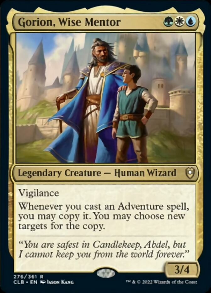 Gorion, Wise Mentor [Commander Legends: Battle for Baldur's Gate] | Golgari Games