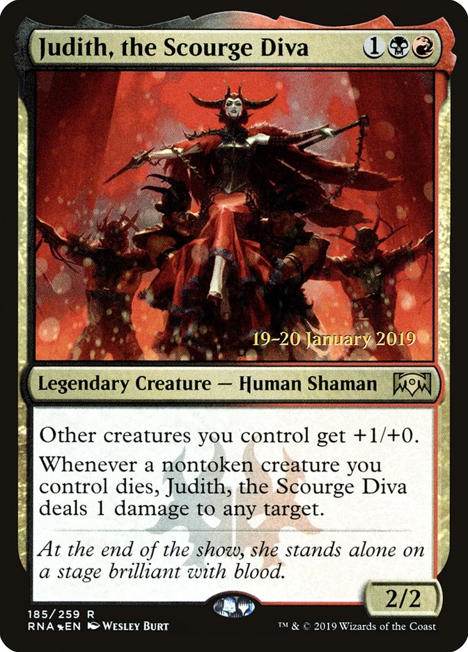 Judith, the Scourge Diva [Ravnica Allegiance Prerelease Promos] | Golgari Games