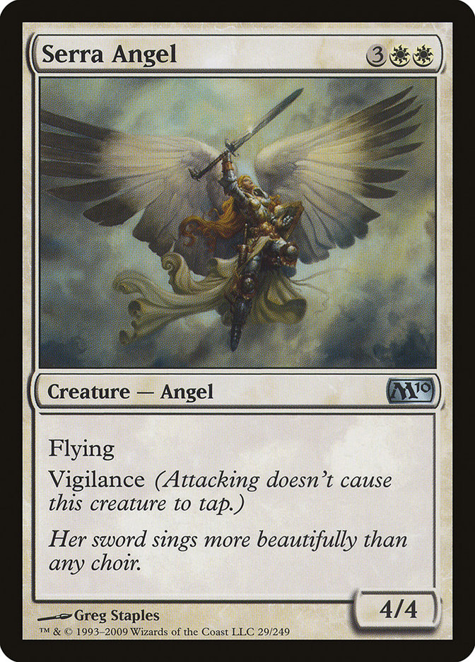 Serra Angel [Magic 2010] | Golgari Games