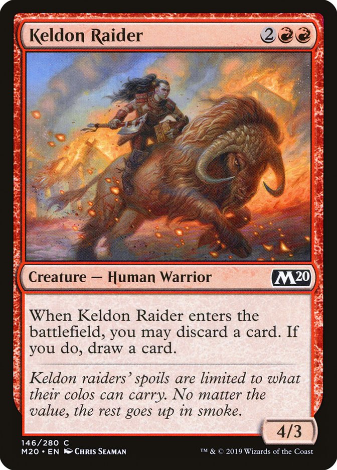 Keldon Raider [Core Set 2020] | Local Legends