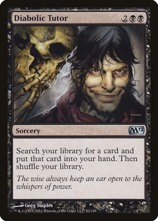 Diabolic Tutor [Magic 2012] | Local Legends