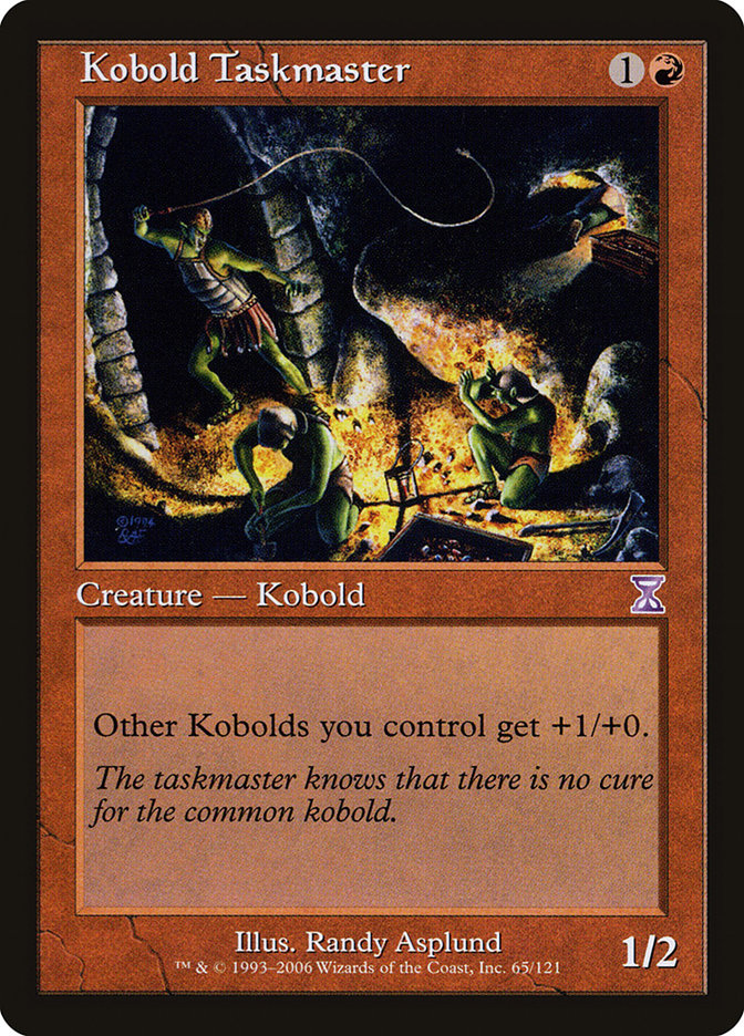 Kobold Taskmaster [Time Spiral Timeshifted] | Golgari Games