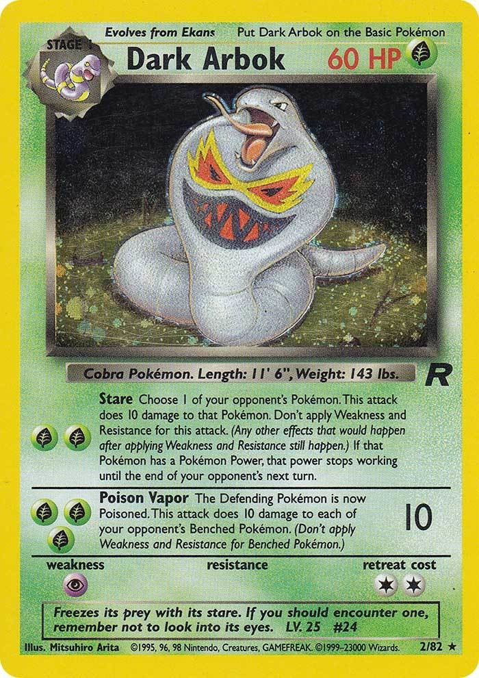 Dark Arbok (2/82) [Team Rocket Unlimited] | Golgari Games