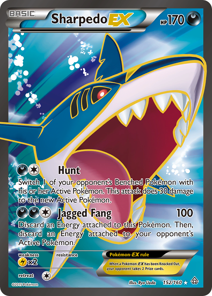 Sharpedo EX (152/160) [XY: Primal Clash] | Golgari Games