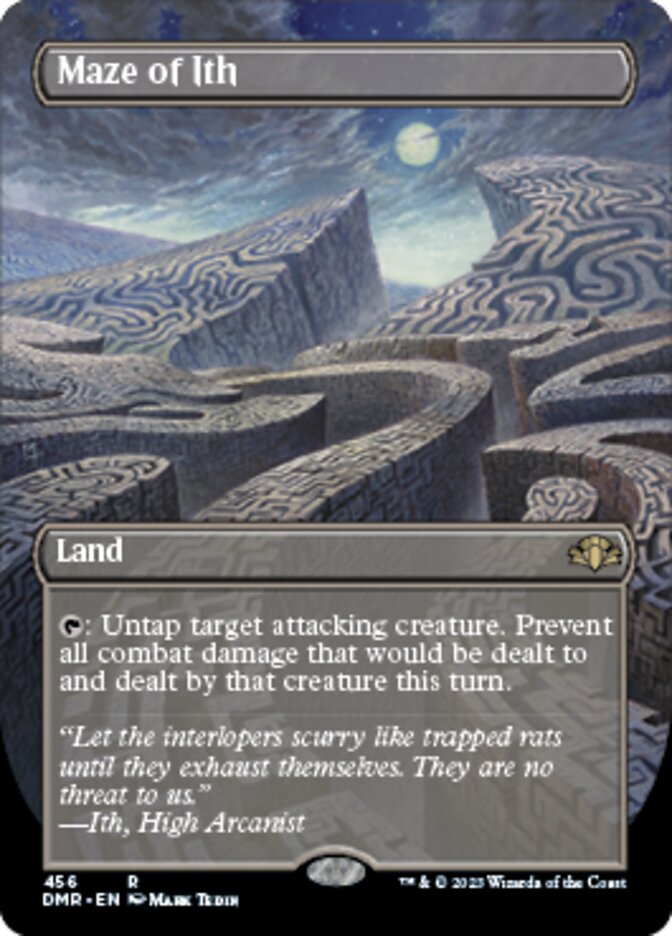 Maze of Ith (Borderless Alternate Art) [Dominaria Remastered] | Local Legends