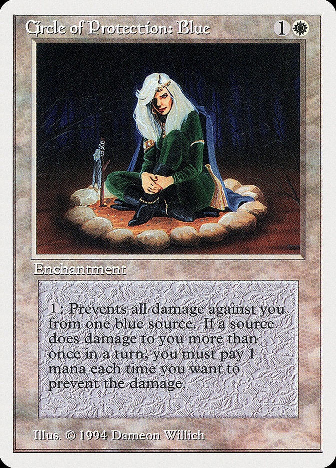 Circle of Protection: Blue [Summer Magic / Edgar] | Local Legends
