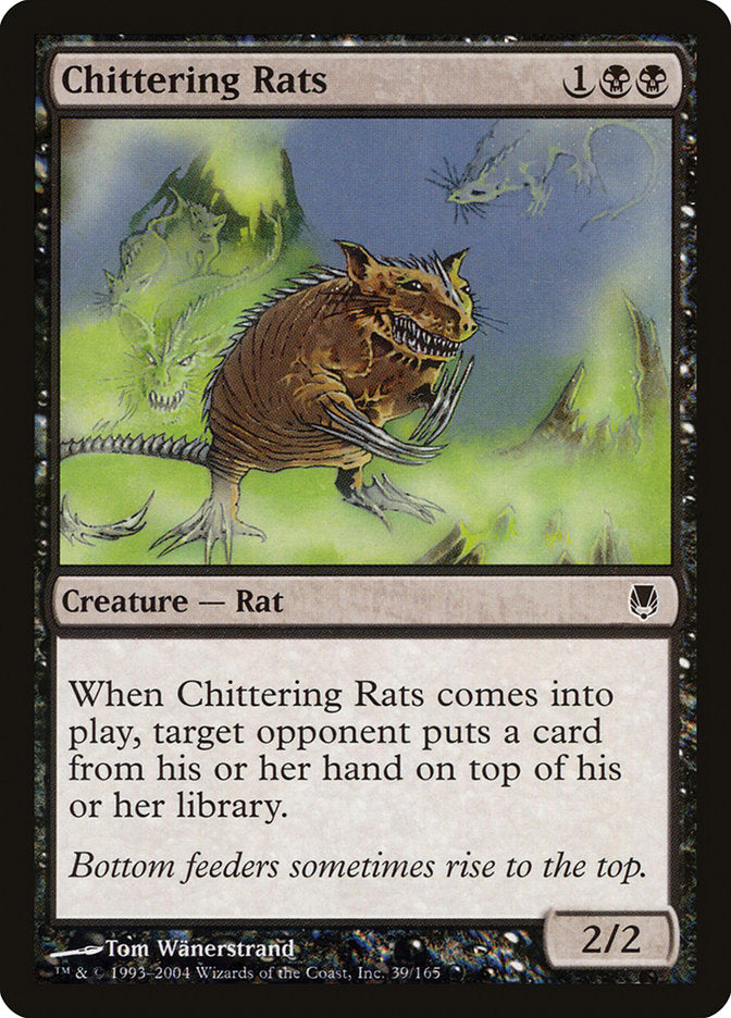 Chittering Rats [Darksteel] | Golgari Games