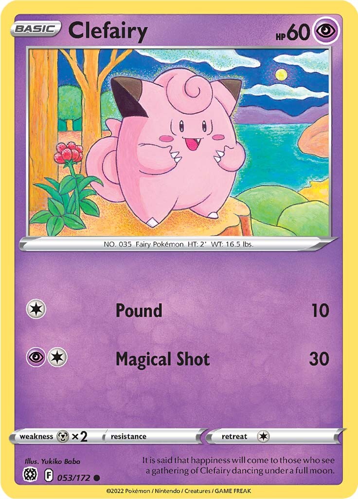 Clefairy (053/172) [Sword & Shield: Brilliant Stars] | Golgari Games