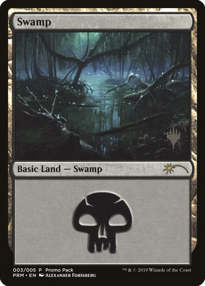 Swamp (3) [Core Set 2020 Promo Pack] | Golgari Games