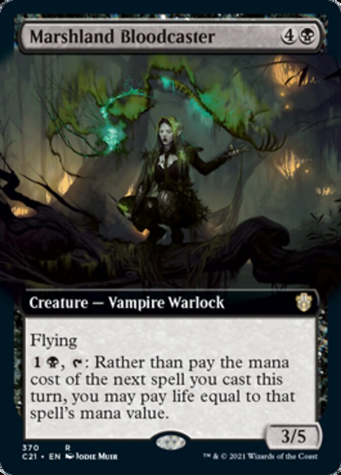 Marshland Bloodcaster (Extended Art) [Commander 2021] | Local Legends