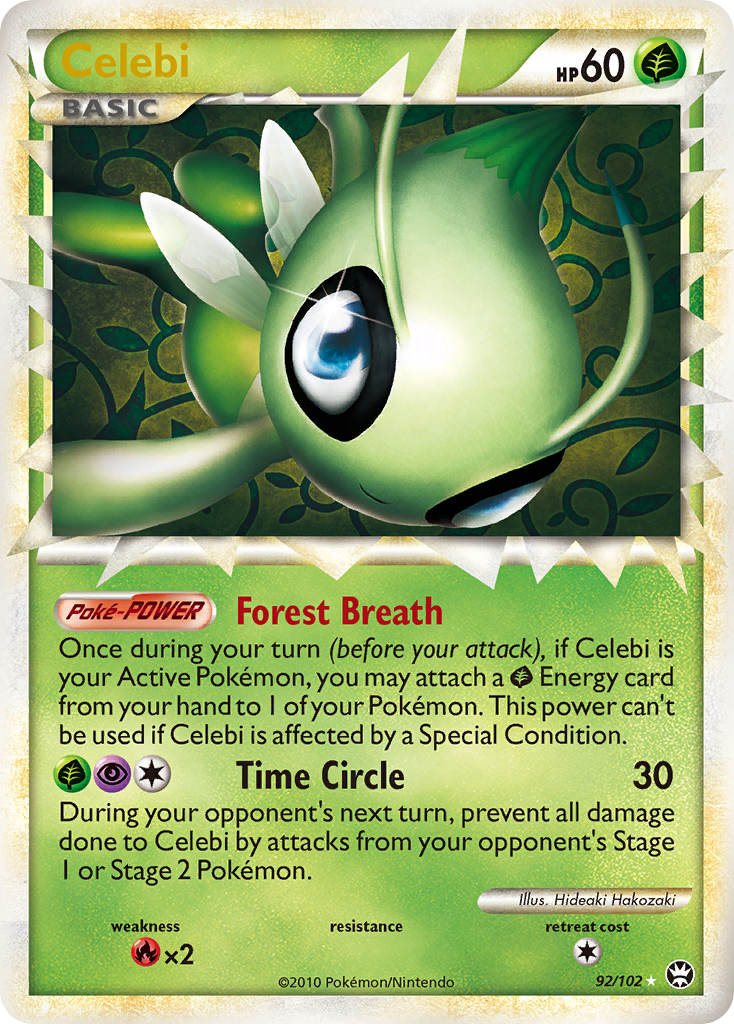 Celebi (92/102) [HeartGold & SoulSilver: Triumphant] | Golgari Games