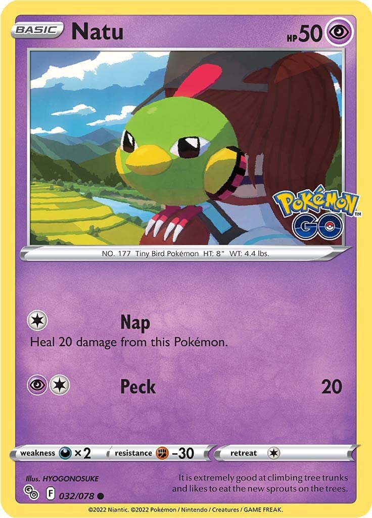 Natu (032/078) [Pokémon GO] | Golgari Games