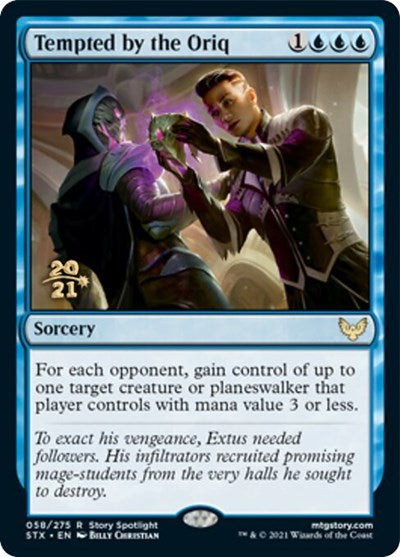 Tempted by the Oriq [Strixhaven: School of Mages Prerelease Promos] | Local Legends