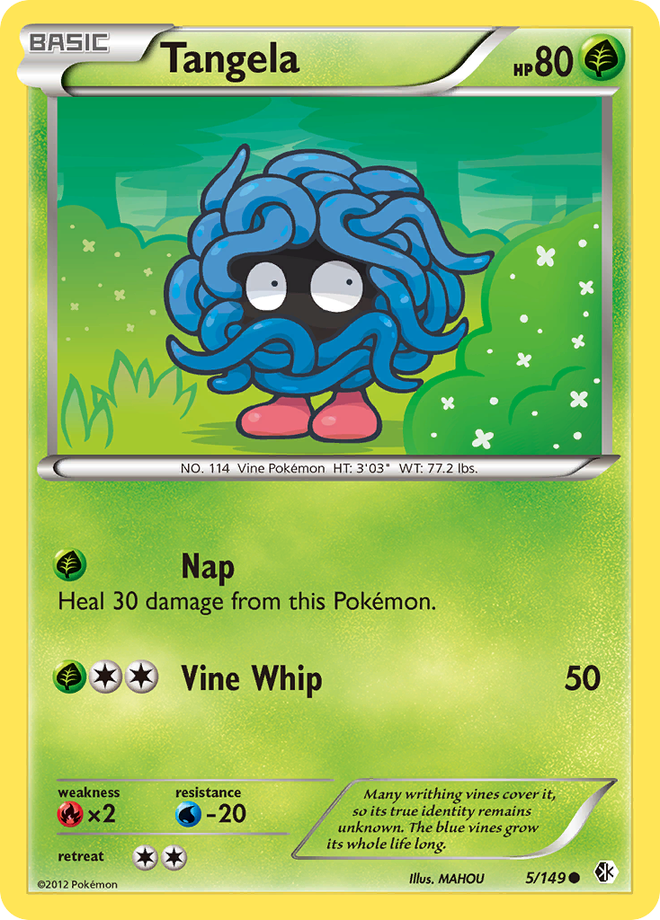Tangela (5/149) [Black & White: Boundaries Crossed] | Local Legends