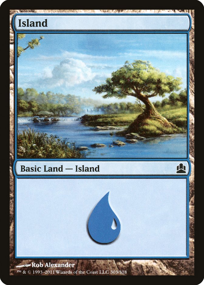 Island (303) [Commander 2011] | Golgari Games