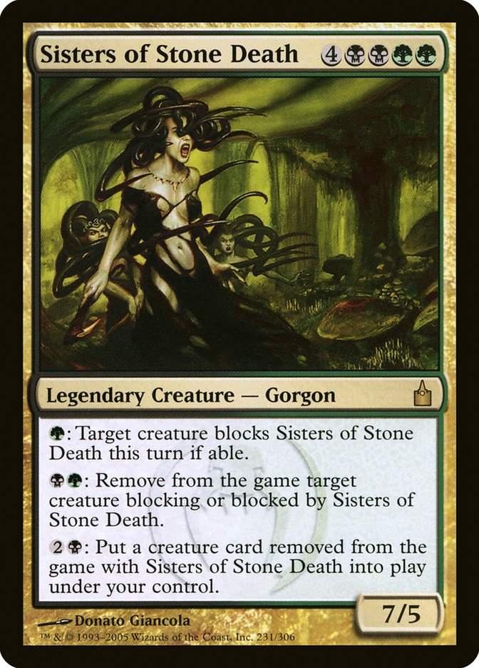 Sisters of Stone Death [Ravnica: City of Guilds] | Golgari Games