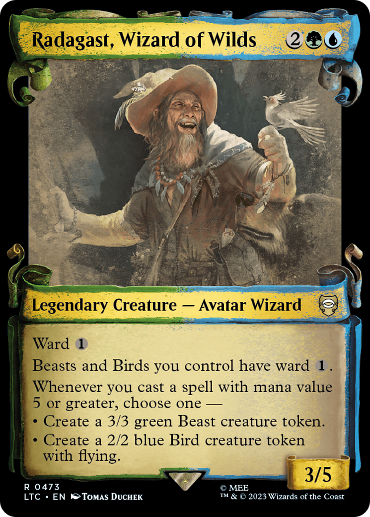 Radagast, Wizard of Wilds [The Lord of the Rings: Tales of Middle-Earth Commander Showcase Scrolls] | Golgari Games