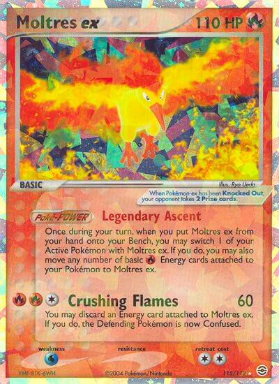 Moltres ex (115/112) [EX: FireRed & LeafGreen] | Golgari Games