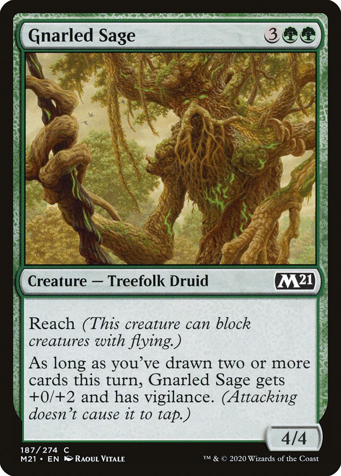 Gnarled Sage [Core Set 2021] | Local Legends