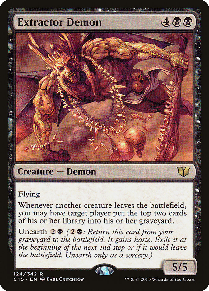 Extractor Demon [Commander 2015] | Golgari Games