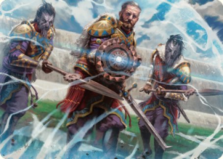 Argivian Phalanx Art Card [Dominaria United Art Series] | Local Legends