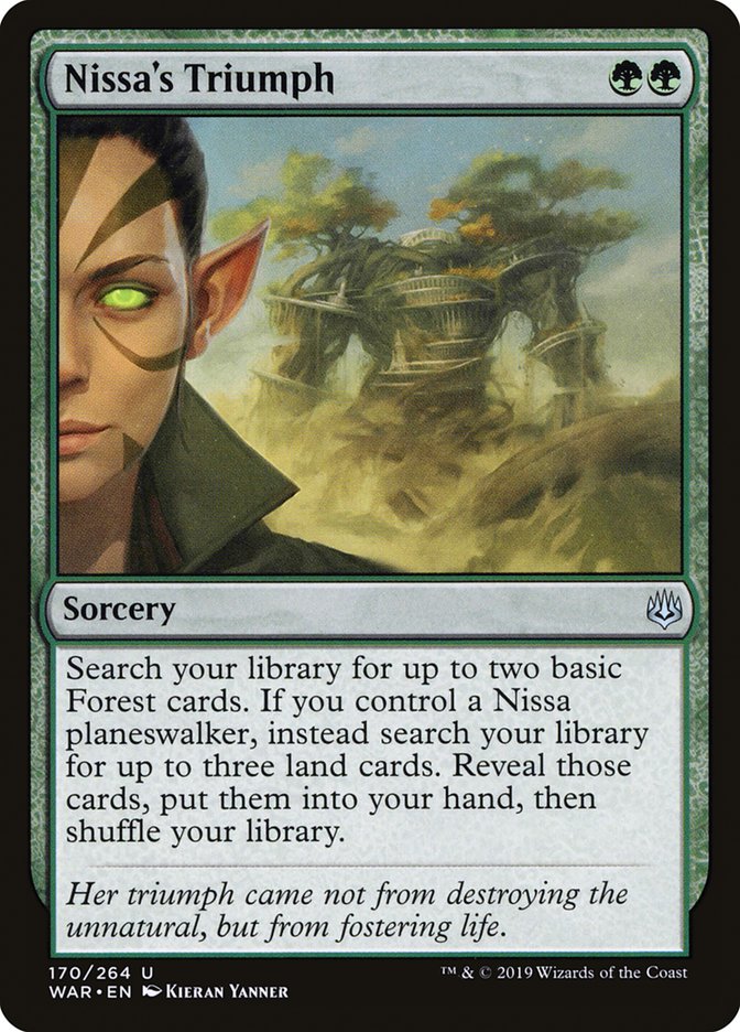 Nissa's Triumph [War of the Spark] | Golgari Games