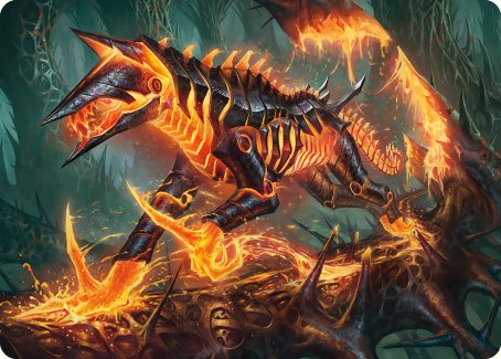 Kuldotha Cackler Art Card [Phyrexia: All Will Be One Art Series] | Local Legends