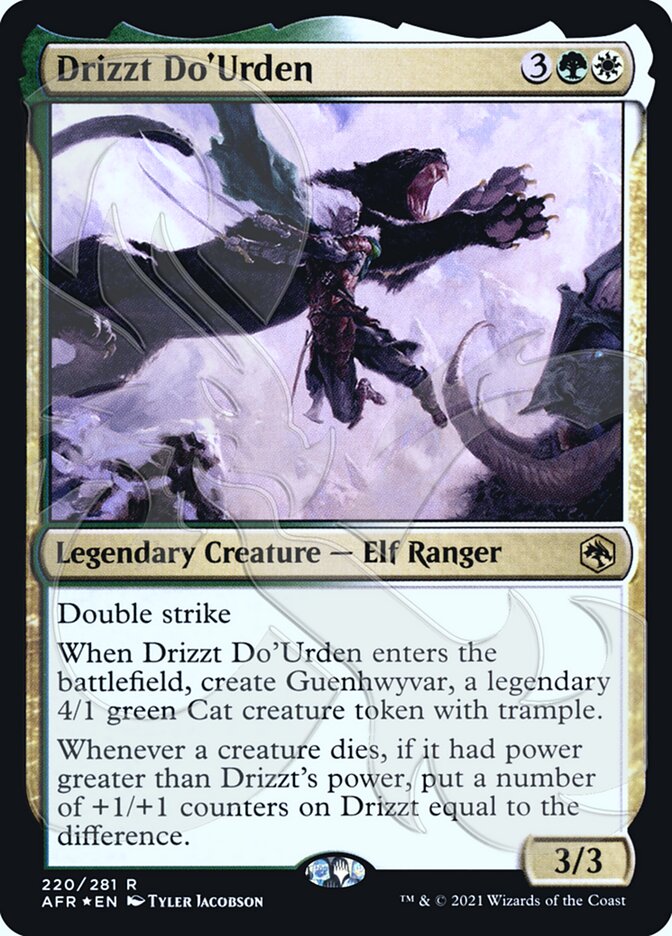 Drizzt Do'Urden (Ampersand Promo) [Dungeons & Dragons: Adventures in the Forgotten Realms Promos] | Golgari Games