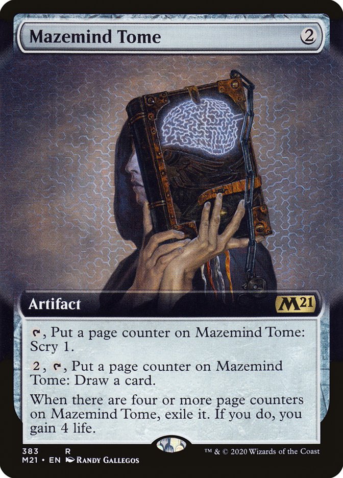 Mazemind Tome (Extended Art) [Core Set 2021] | Local Legends