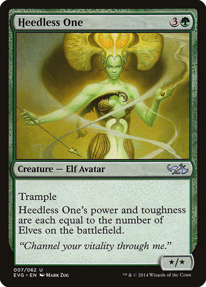 Heedless One (Elves vs. Goblins) [Duel Decks Anthology] | Local Legends