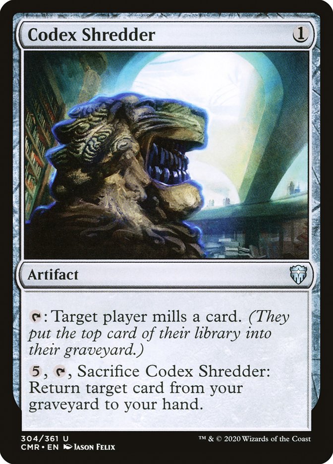 Codex Shredder [Commander Legends] | Local Legends