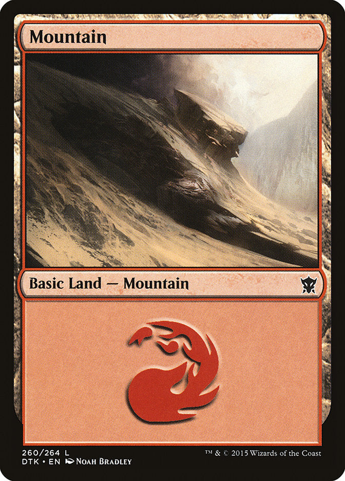 Mountain (260) [Dragons of Tarkir] | Golgari Games