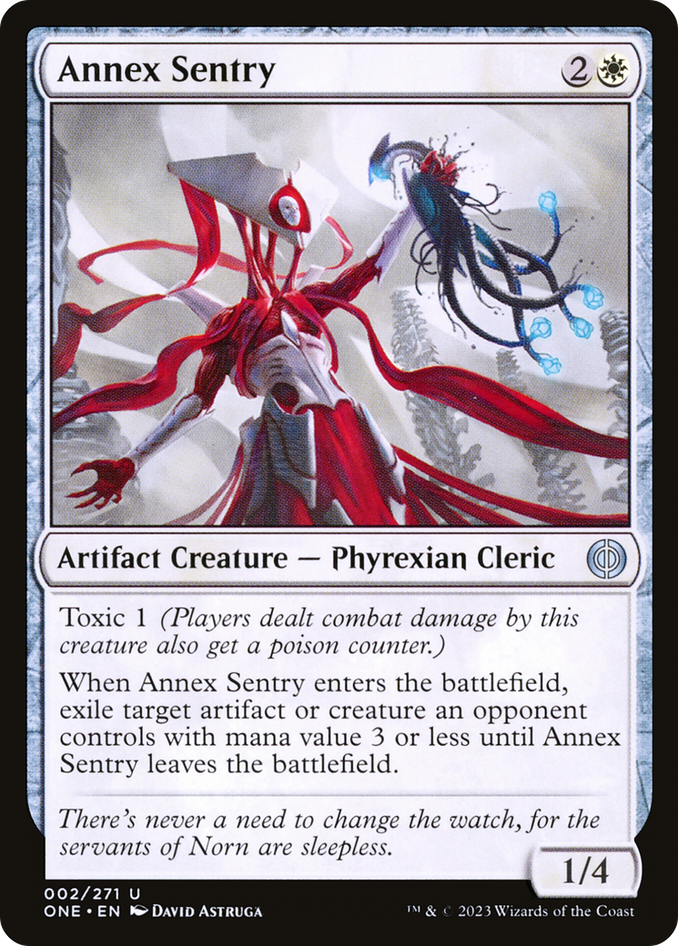 Annex Sentry [Phyrexia: All Will Be One] | Golgari Games