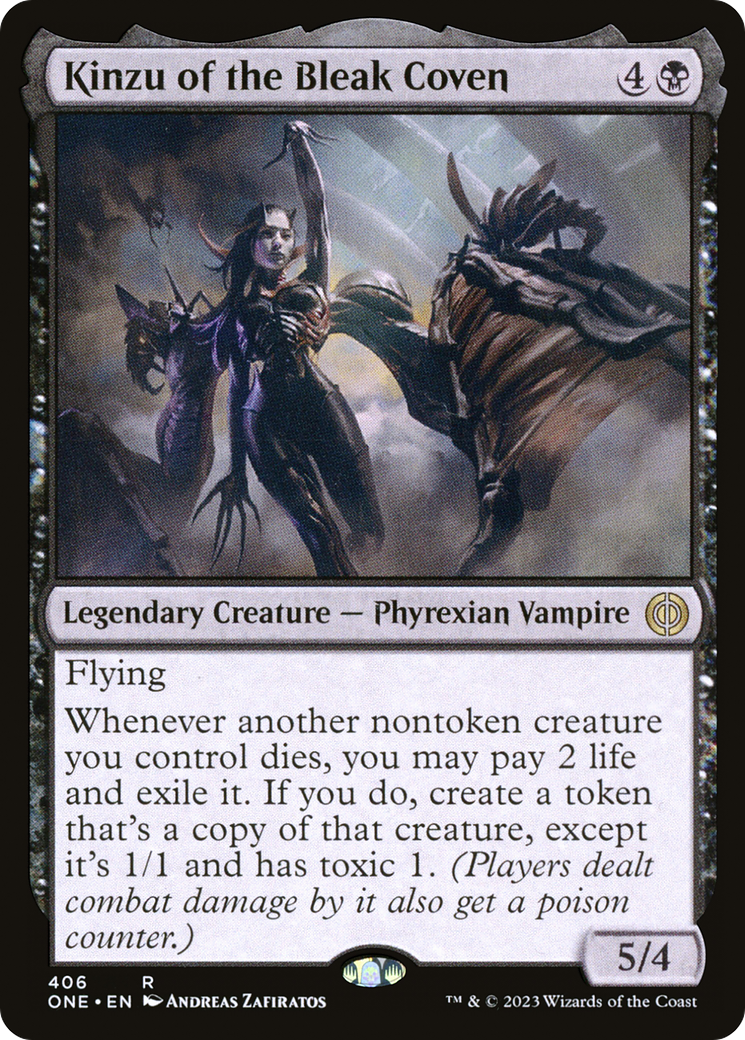 Kinzu of the Bleak Coven [Phyrexia: All Will Be One] | Golgari Games