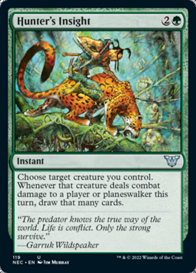 Hunter's Insight [Kamigawa: Neon Dynasty Commander] | Local Legends