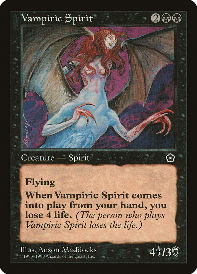 Vampiric Spirit [Portal Second Age] | Golgari Games