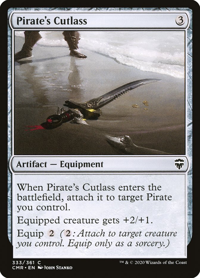 Pirate's Cutlass [Commander Legends] | Golgari Games