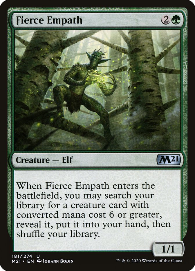 Fierce Empath [Core Set 2021] | Golgari Games