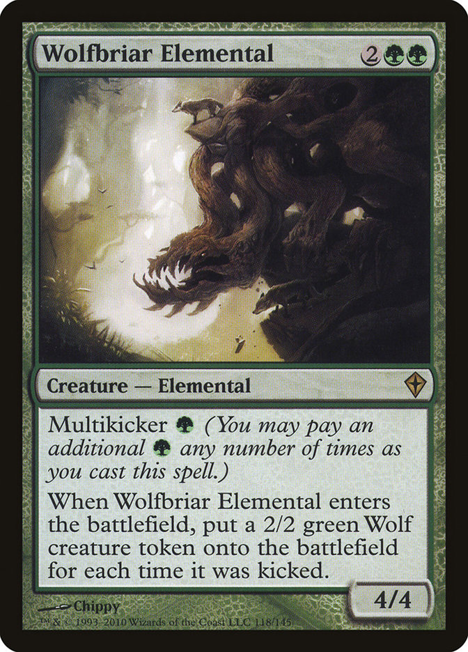 Wolfbriar Elemental [Worldwake] | Local Legends