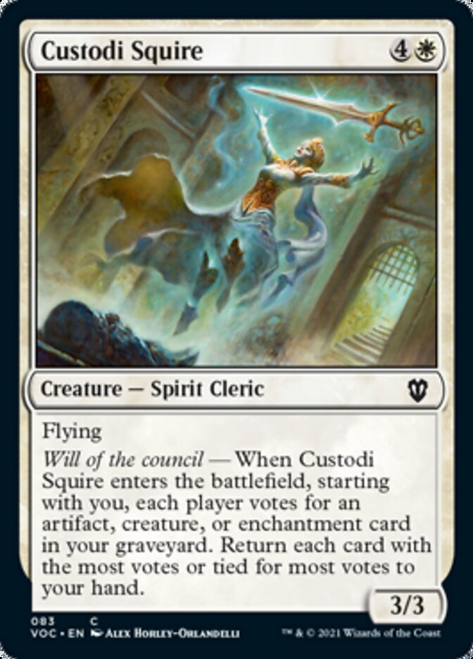 Custodi Squire [Innistrad: Crimson Vow Commander] | Golgari Games