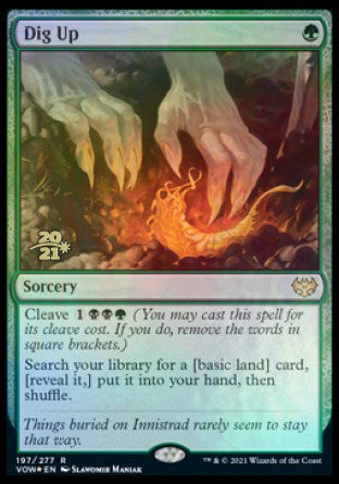 Dig Up [Innistrad: Crimson Vow Prerelease Promos] | Golgari Games