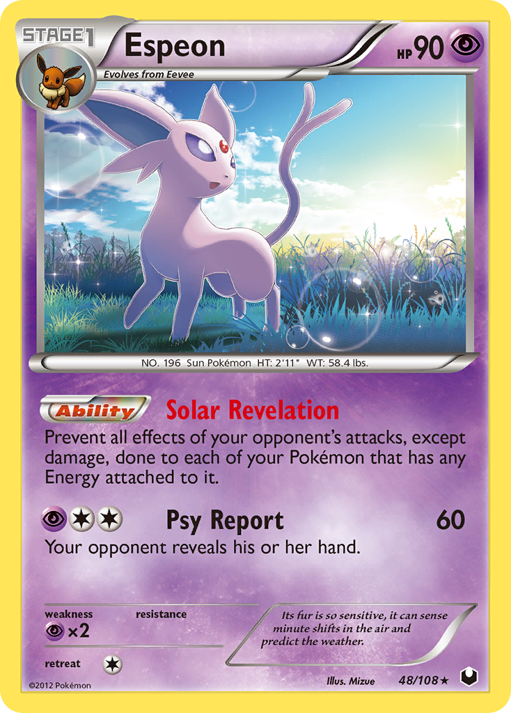 Espeon (48/108) [Black & White: Dark Explorers] | Golgari Games