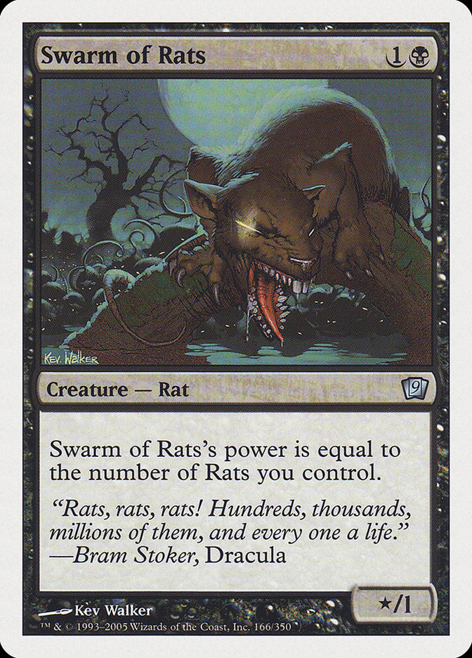 Swarm of Rats [Ninth Edition] | Golgari Games